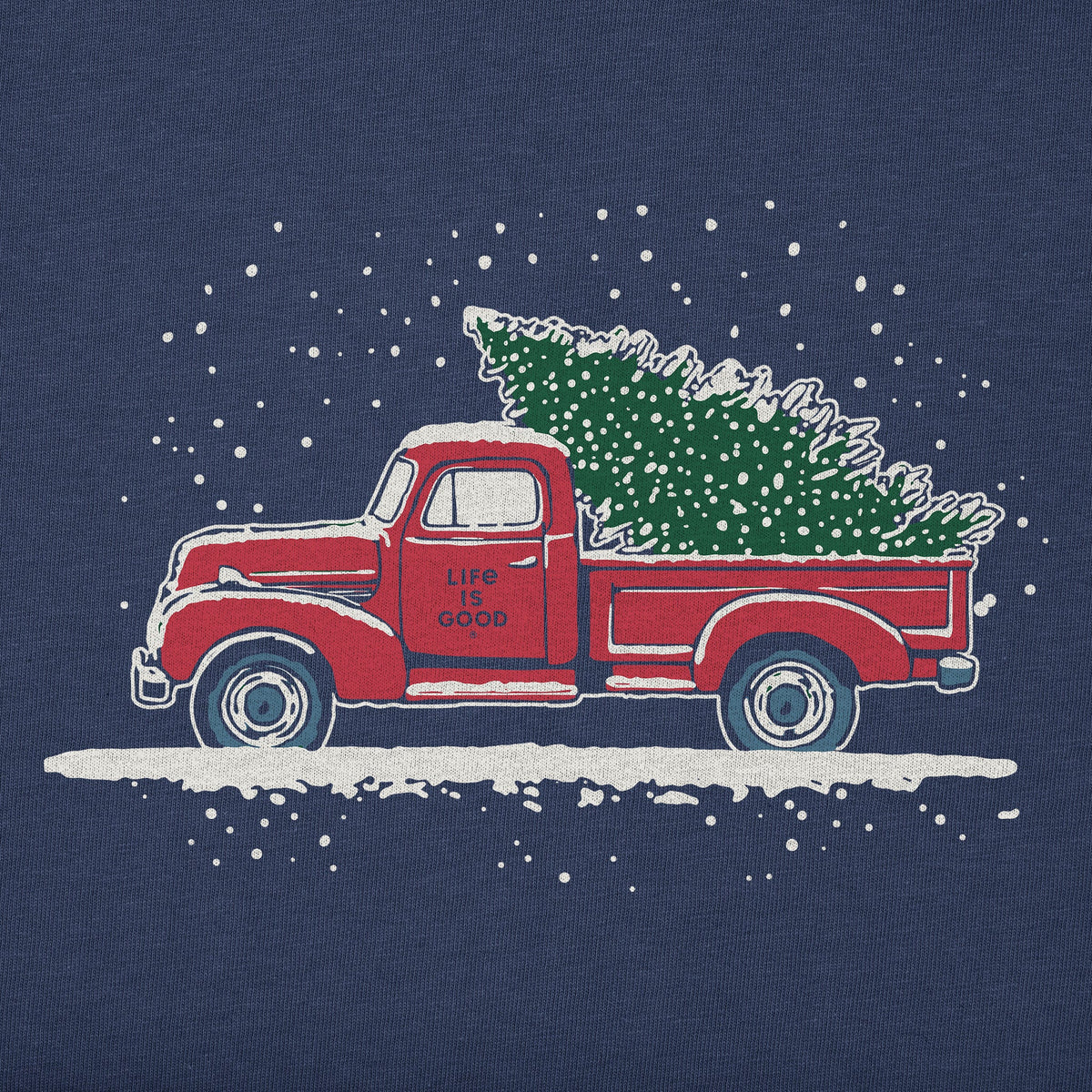 Kids Old Christmas Tree Long Sleeve Crusher Tee product image 2