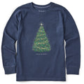 Kids Peace on Earth Tree Long Sleeve Crusher Tee product image 1