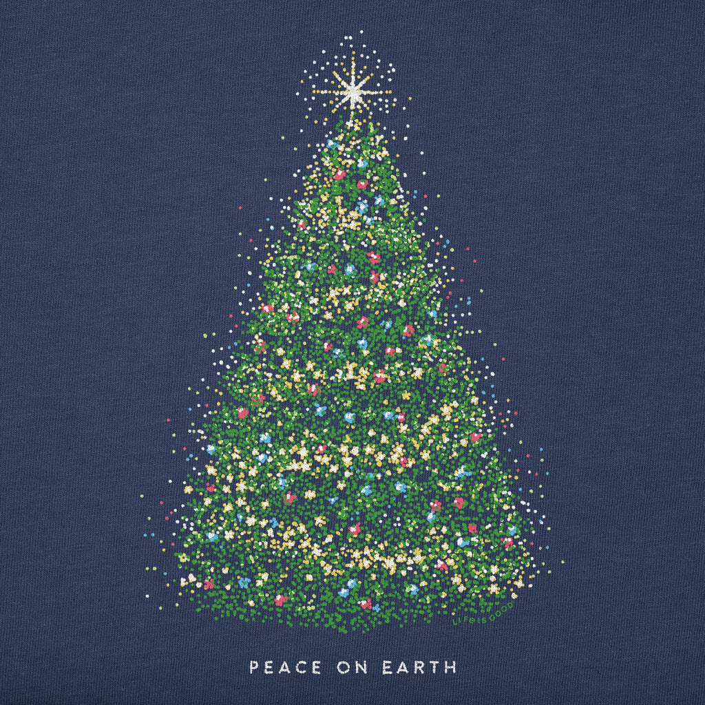 Kids Peace on Earth Tree Long Sleeve Crusher Tee product image 2