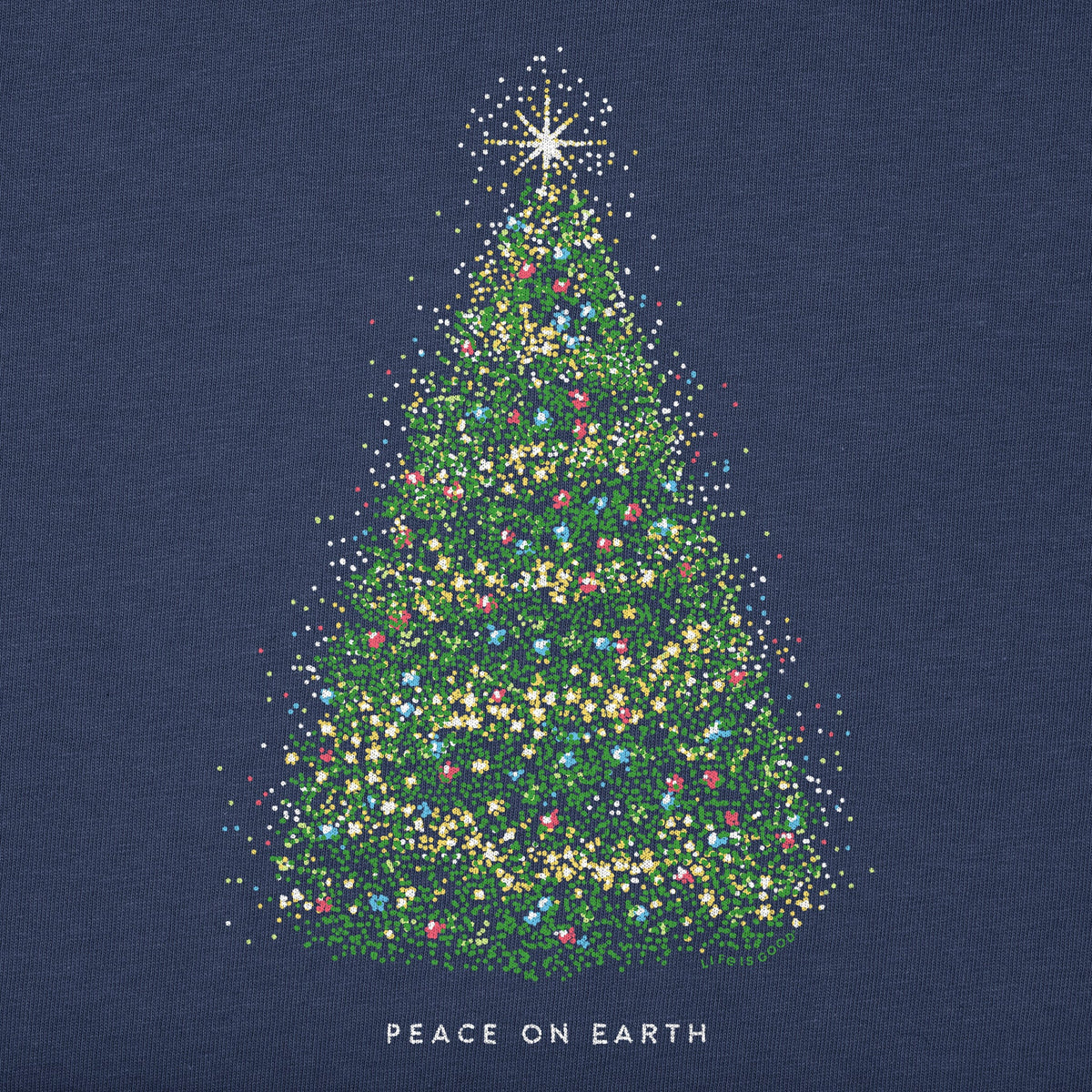 Kids Peace on Earth Tree Long Sleeve Crusher Tee product image 2