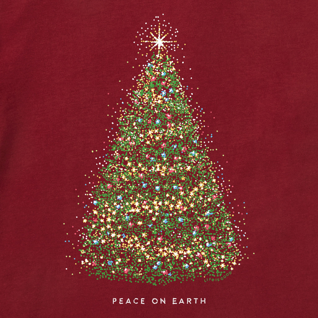 Kids Peace on Earth Tree Long Sleeve Crusher Tee product image 4