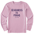 Kids Kindness is Free Long Sleeve Crusher Tee product image 1