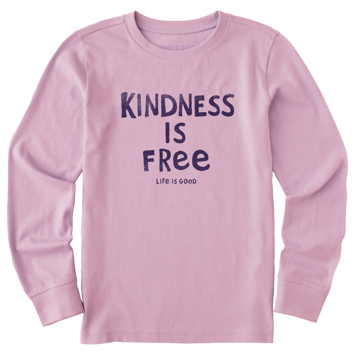 Kids Kindness is Free Long Sleeve Crusher Tee product image 1