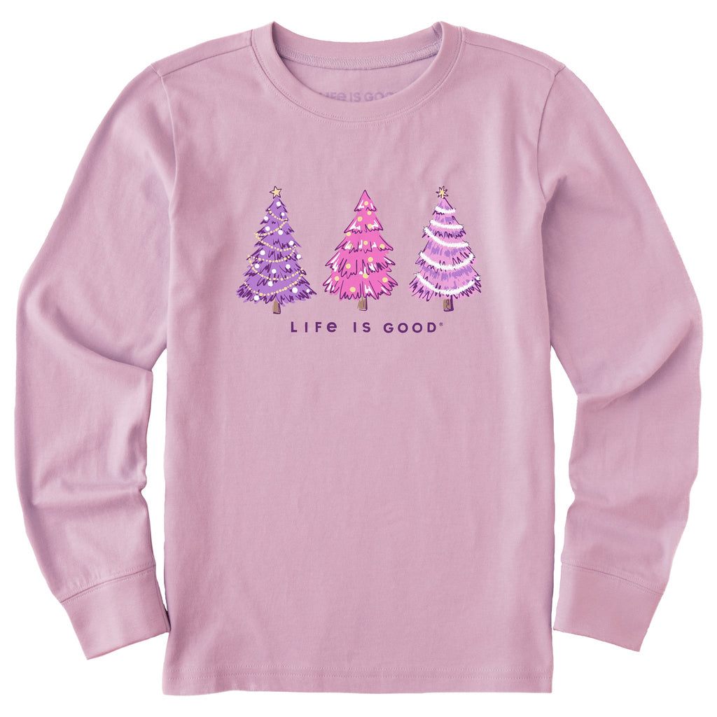 Kids Three Trees Long Sleeve Crusher Tee product image 1