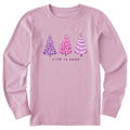 Kids Three Trees Long Sleeve Crusher Tee product image 1