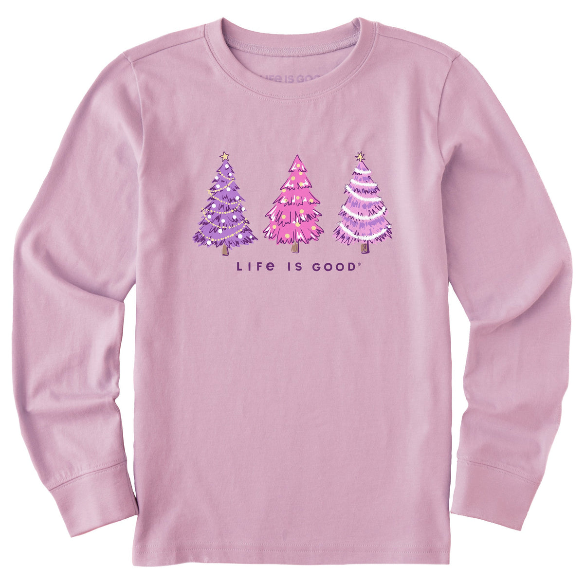 Kids Three Trees Long Sleeve Crusher Tee product image 1