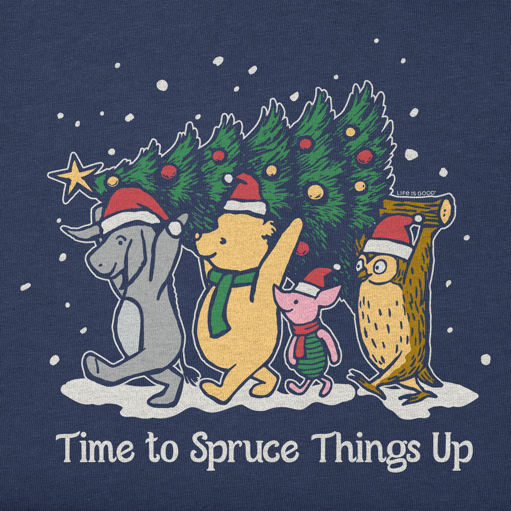 Toddler Time to Spruce Things Up Winnie Short Sleeve Crusher Tee