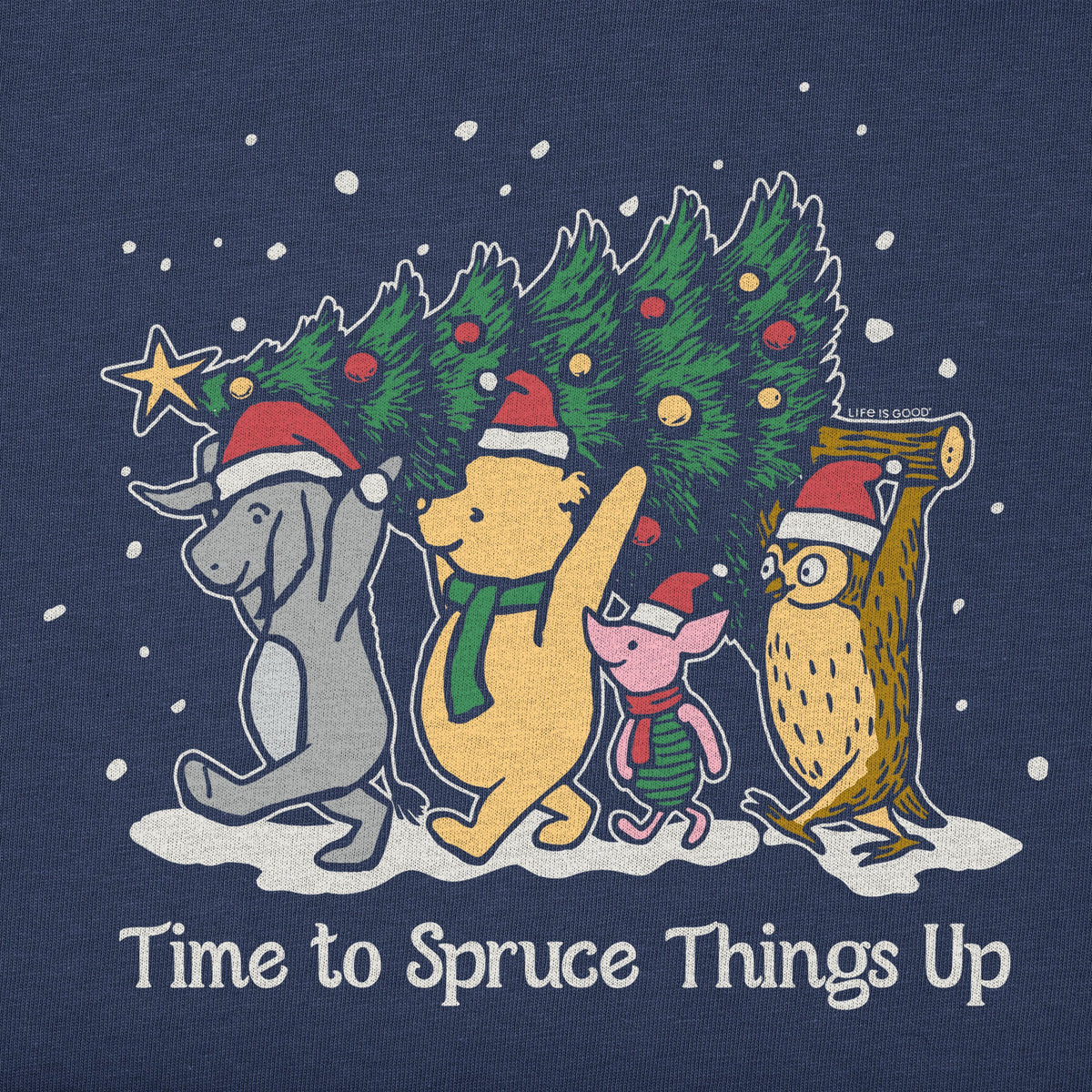 Toddler Time to Spruce Things Up Winnie Short Sleeve Crusher Tee