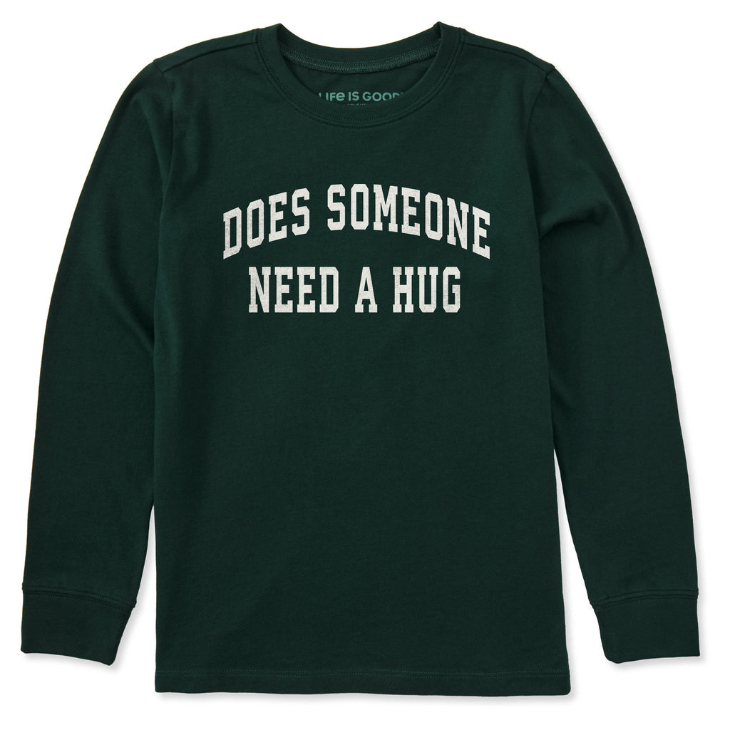 Kids Does Someone Need a Hug Arch Long Sleeve Crusher Tee product image 1