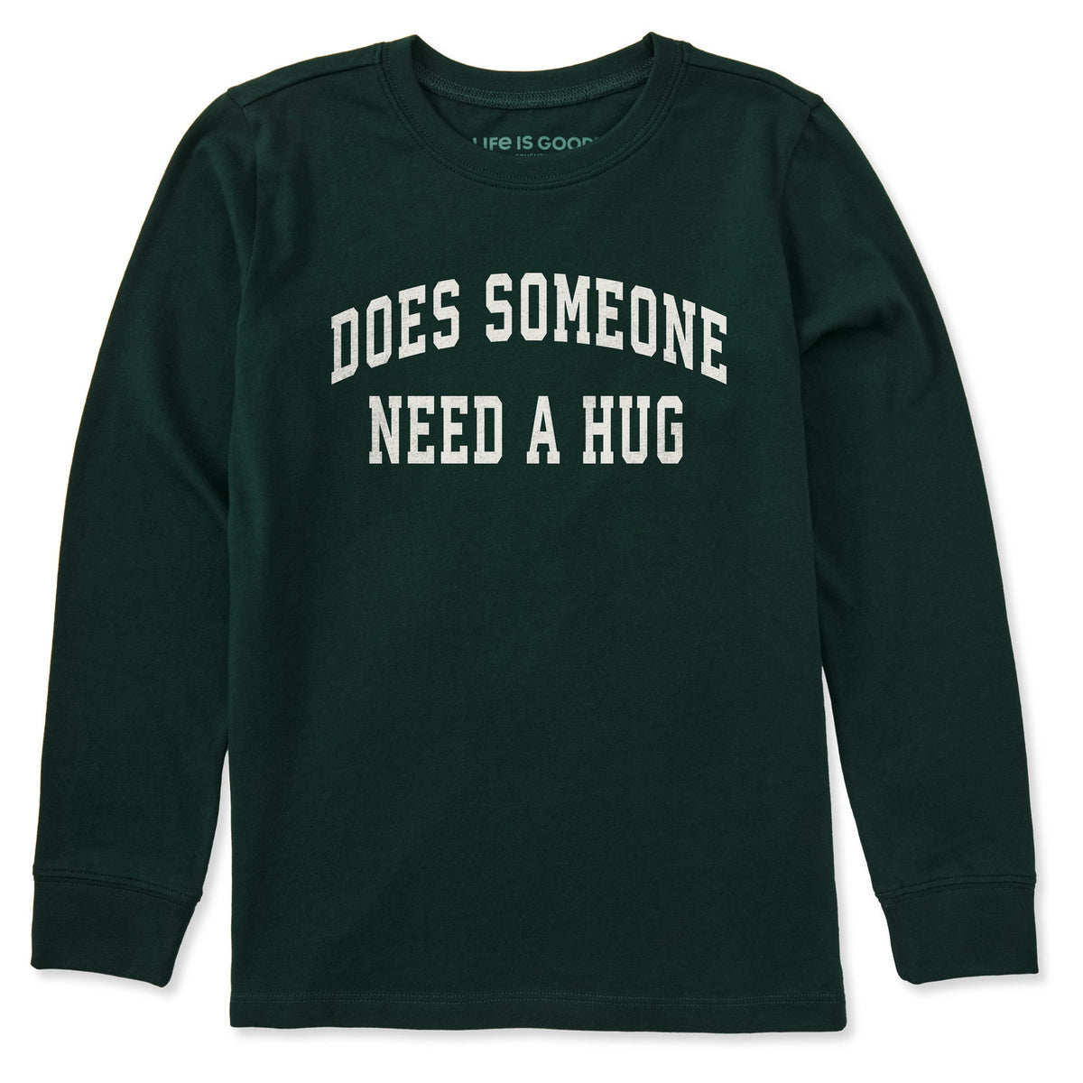 Kids Does Someone Need a Hug Arch Long Sleeve Crusher Tee product image 1