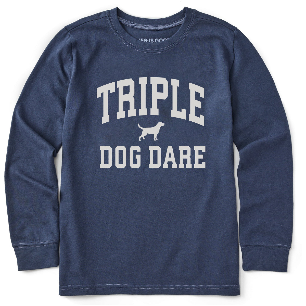 Kids Triple Dog Dare Arch Long Sleeve Crusher Tee product image 1