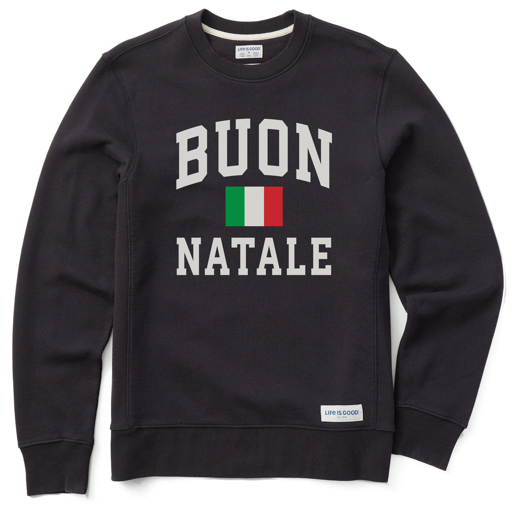 Men's Buon Natale Arch Simply True Fleece Crew