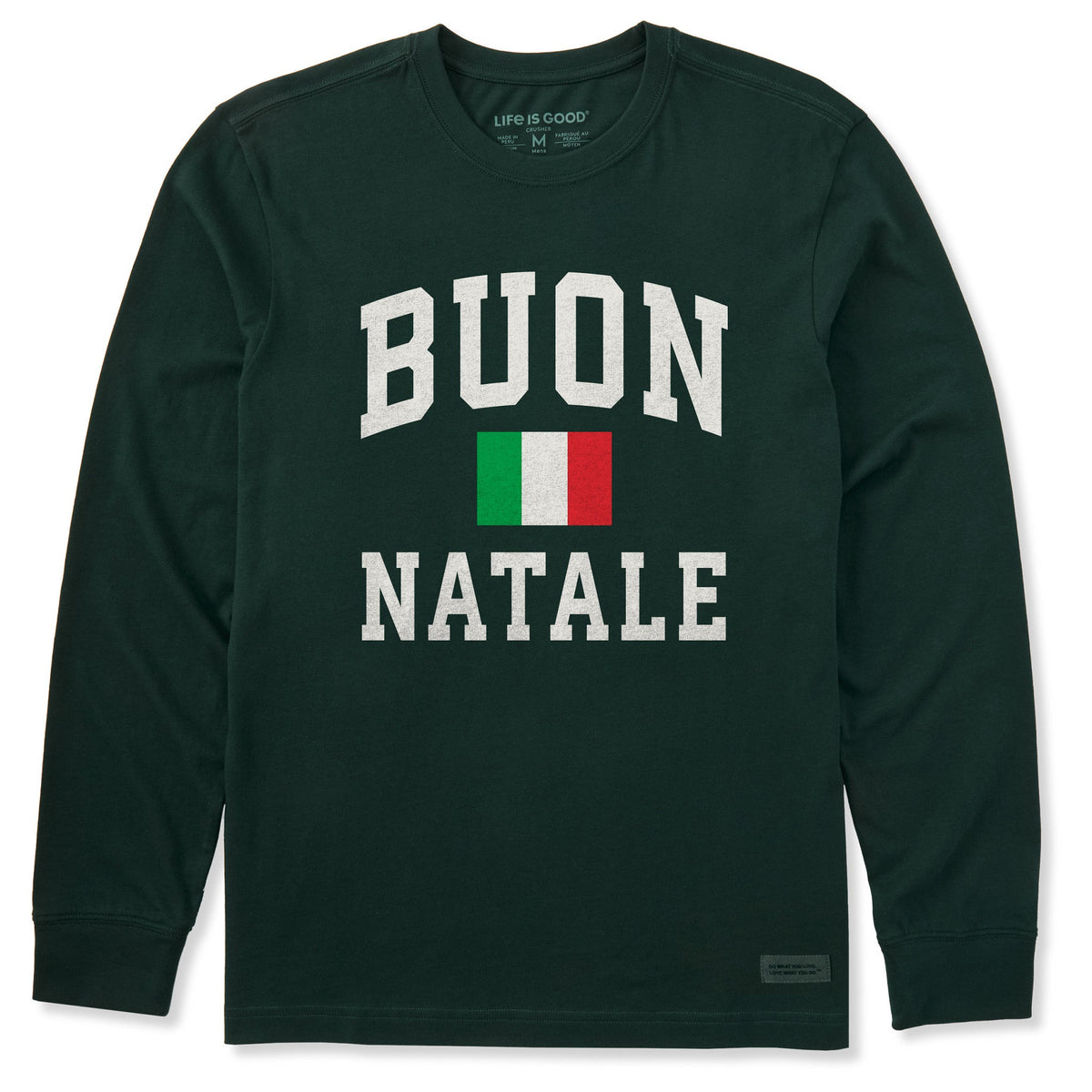 Men's Buon Natale Arch Long Sleeve Crusher Tee product image 1