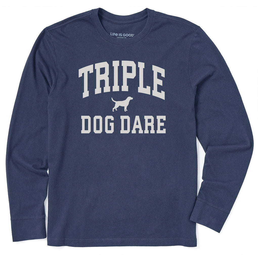 Men's Triple Dog Dare Arch Long Sleeve Crusher Tee product image 1