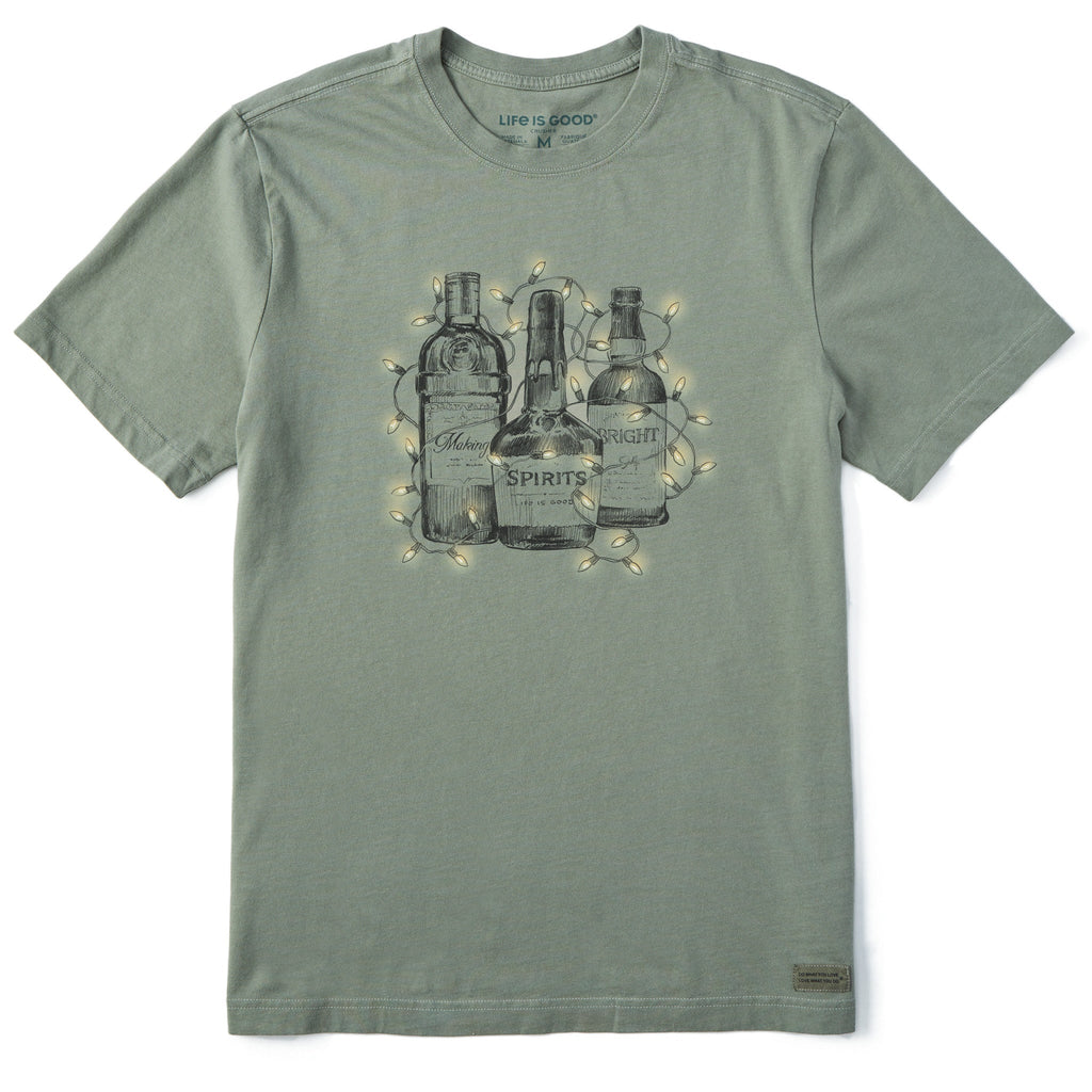 Men's Making Spirits Bright Bottles Short Sleeve Crusher Tee product image 1