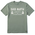 Men's Dad Math Short Sleeve Crusher Tee product image 1