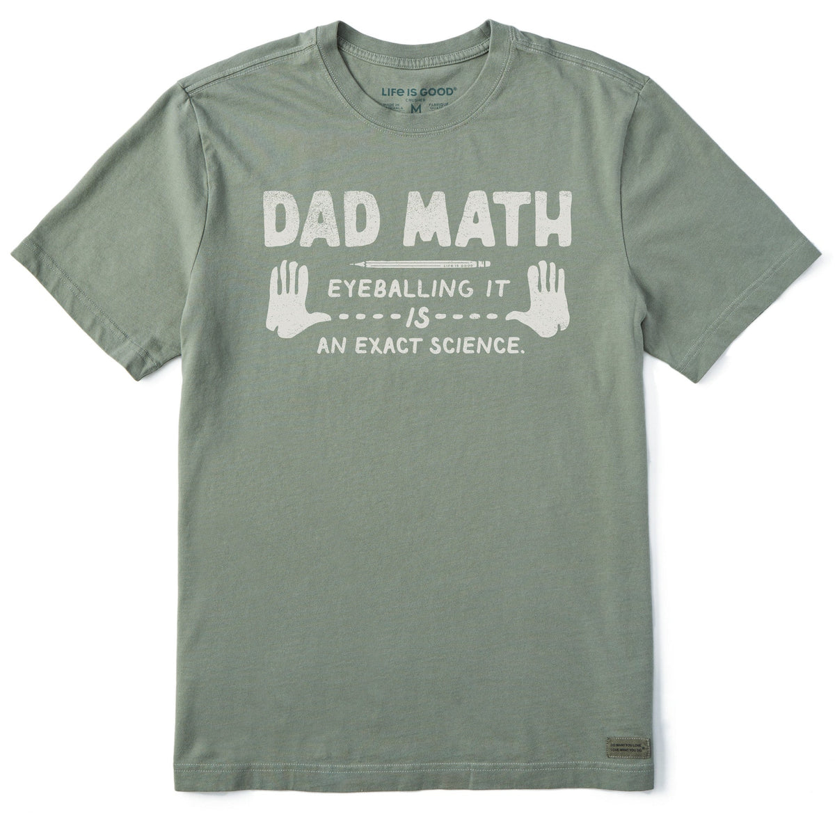 Men's Dad Math Short Sleeve Crusher Tee product image 1