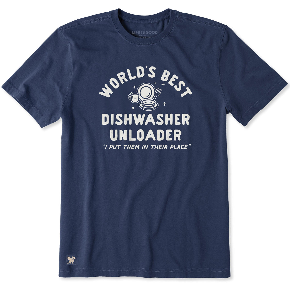 Men's World's Best Dishwasher Unloader Short Sleeve Crusher product image 1