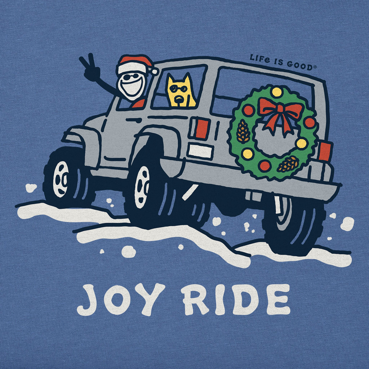 Men's Joy Ride Jack and Rocket Long Sleeve Crusher Tee product image 2