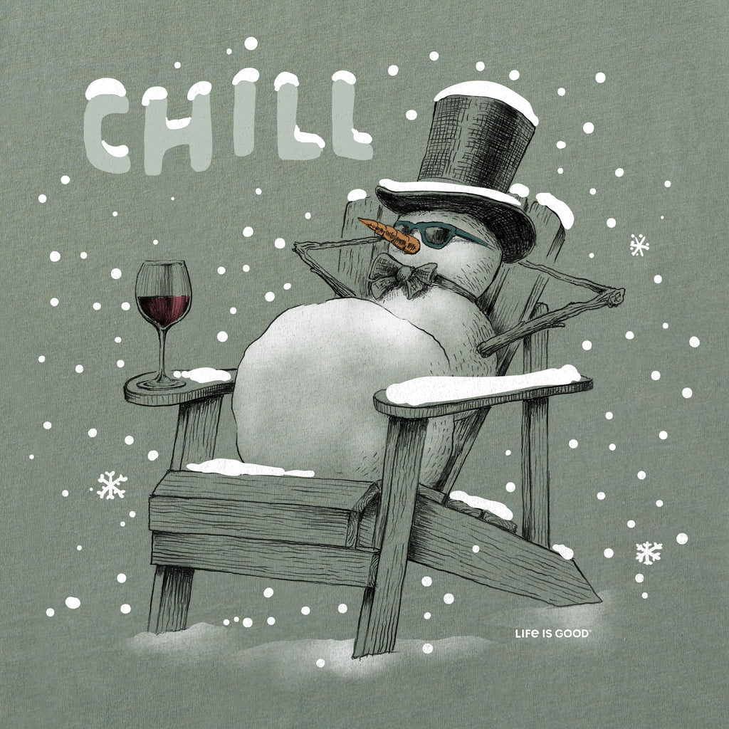Men's Chill Snowman Adirondack Long Sleeve Crusher Tee product image 2