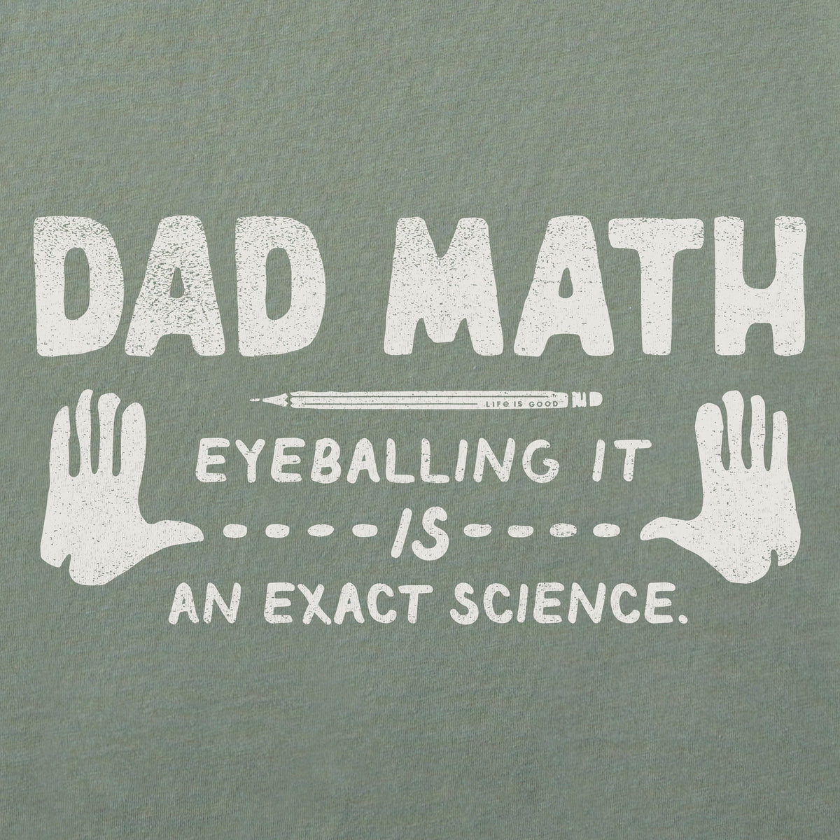 Men's Dad Math Long Sleeve Crusher Tee product image 2