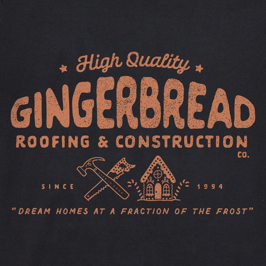 Men's Gingerbread Construction Long Sleeve Crusher Tee product image 2