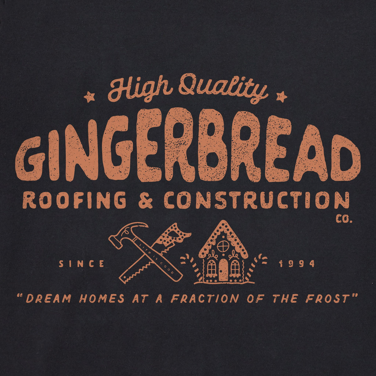 Men's Gingerbread Construction Long Sleeve Crusher Tee product image 2