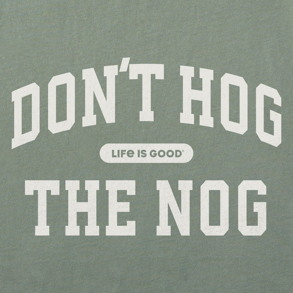 Women's Don't Hog the Nog Arch Short Sleeve Crusher Boxy Tee product image 2