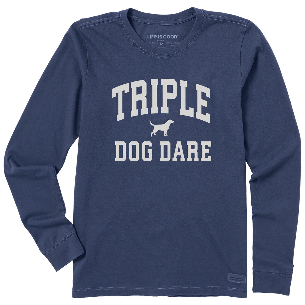 Women's Triple Dog Dare Arch Long Sleeve Crusher Tee product image 1