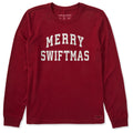 Women's Merry Swiftmas Arch Long Sleeve Crusher Tee product image 1