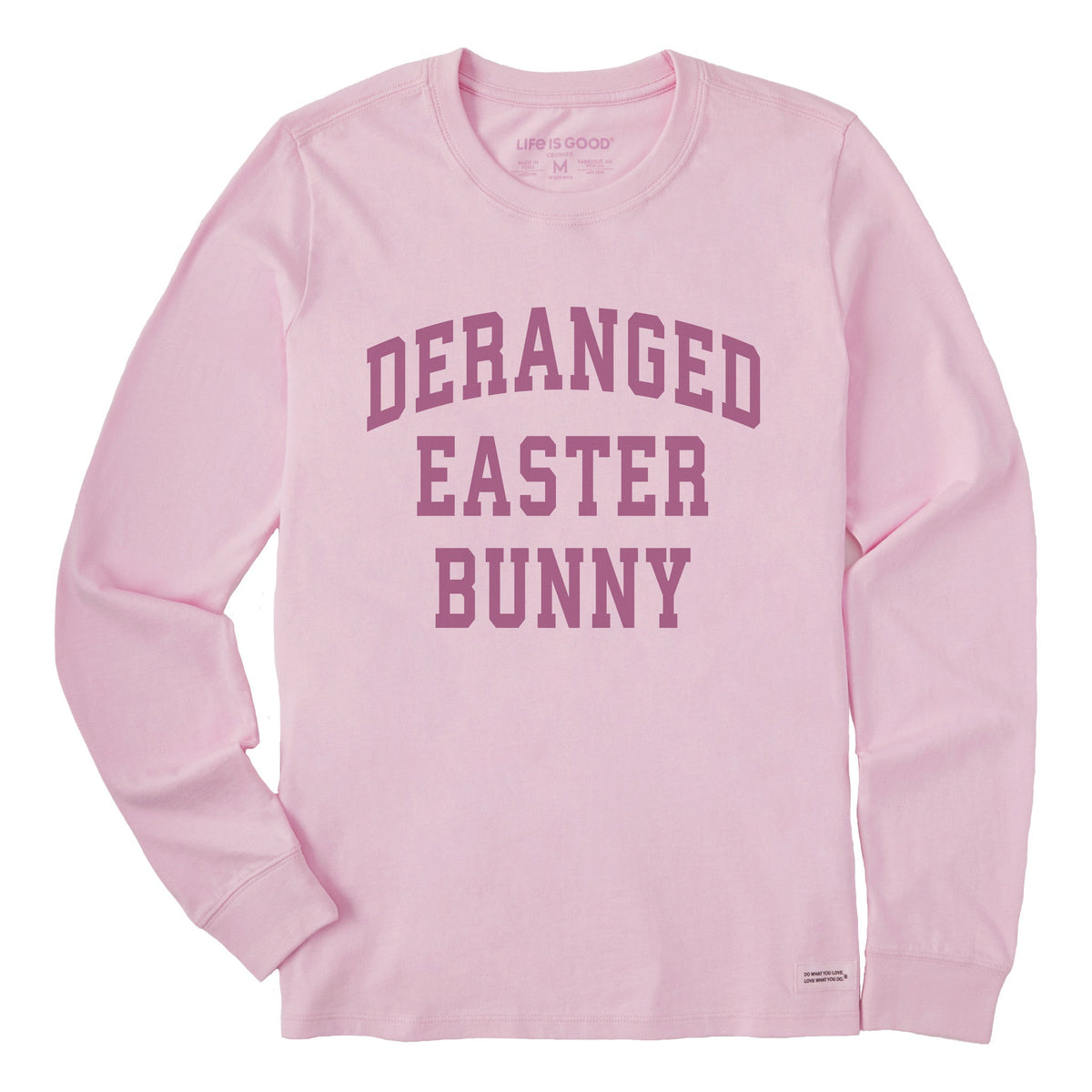 Women's Deranged Easter Bunny Arch Long Sleeve Crusher Tee product image 1