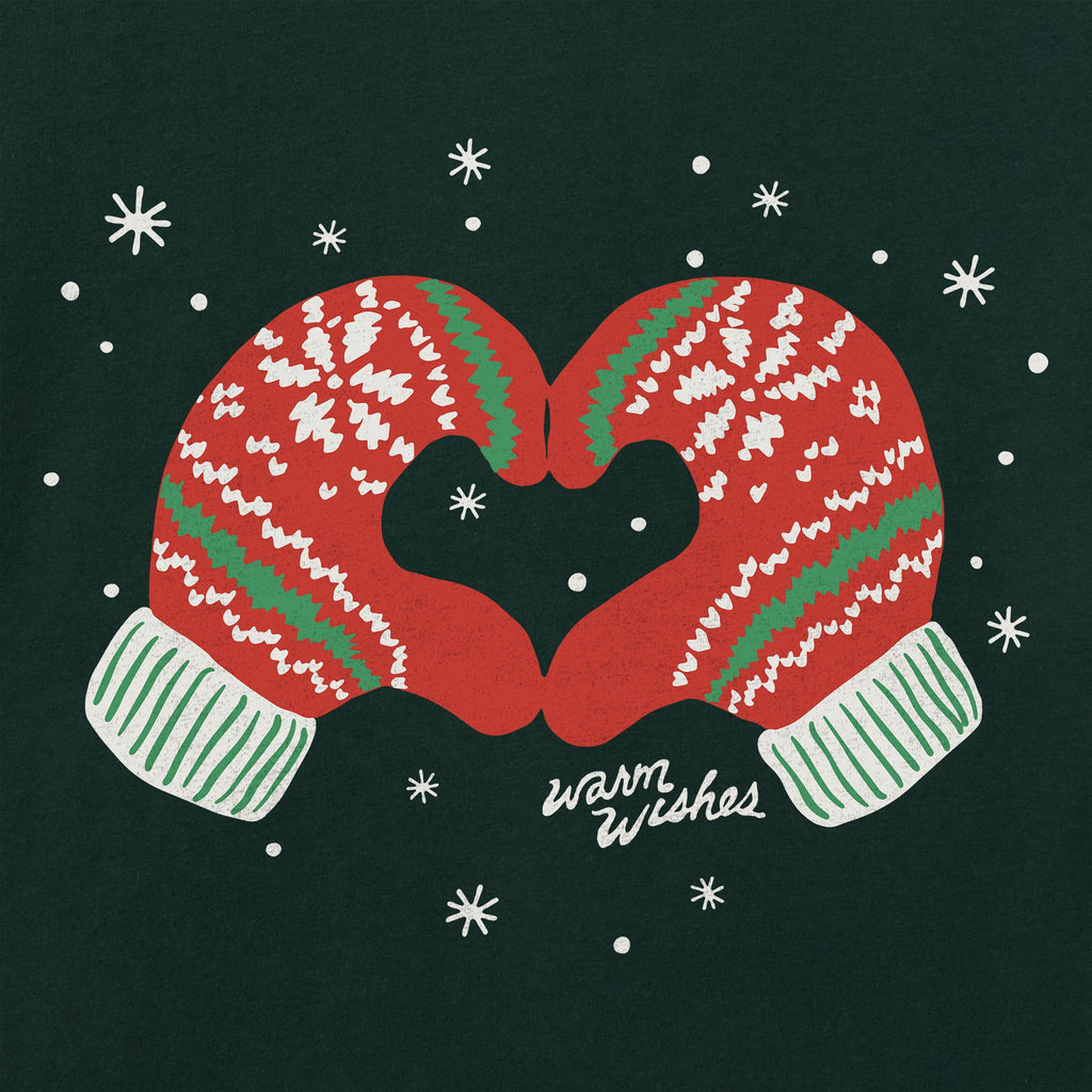 Women's Warm Wishes Heart Long Sleeve Crusher Vee product image 2