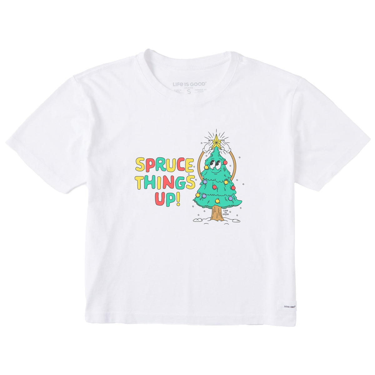 Women's Spruce Things Up! Short Sleeve Crusher Boxy Tee product image 1