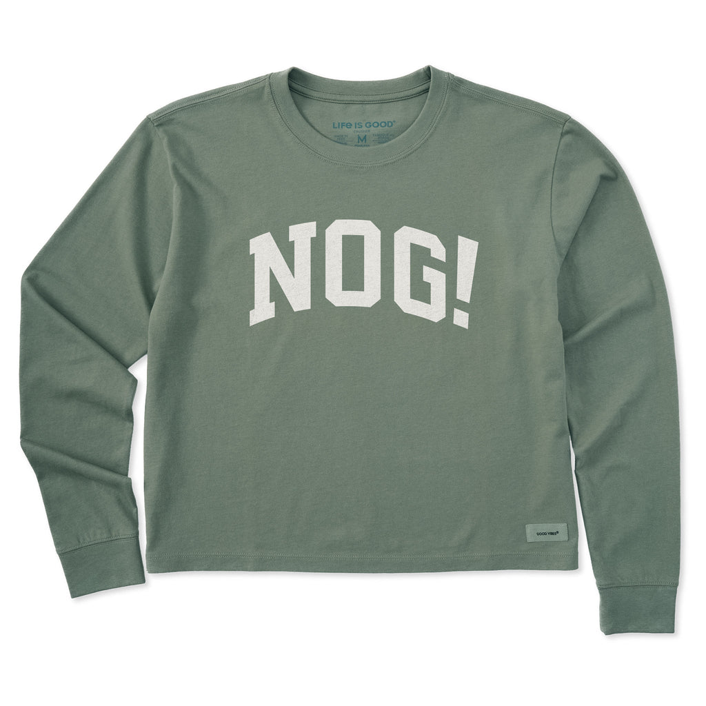 Women's Nog! Arch Long Sleeve Crusher Boxy Tee product image 1