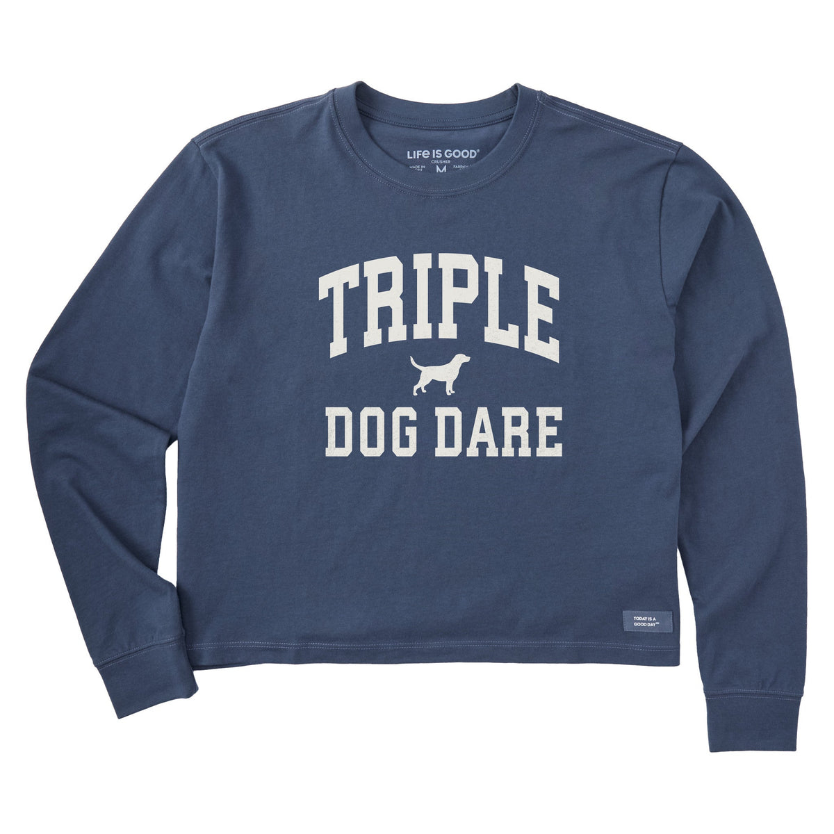 Women's Triple Dog Dare Arch Long Sleeve Crusher Boxy Tee product image 1