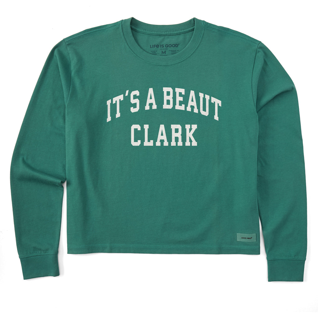 Women's It's a Beaut Arch Long Sleeve Crusher Boxy Tee product image 1