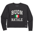 Women's Buon Natale Arch Long Sleeve Crusher Boxy Tee product image 1
