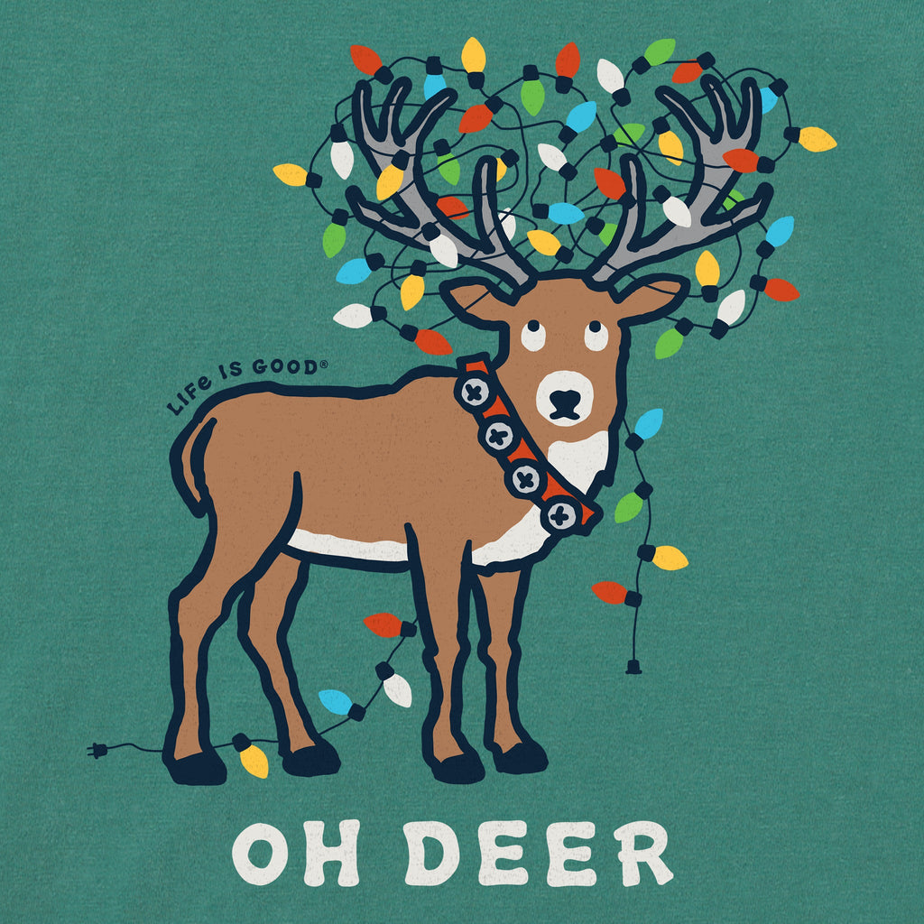 Women's Oh Deer Long Sleeve Crusher Tee product image 2
