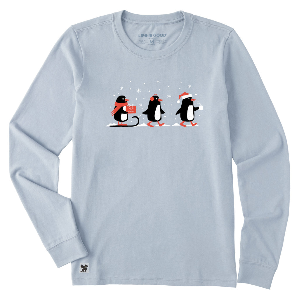 Women's Penguin Trio Long Sleeve Crusher Tee product image 1