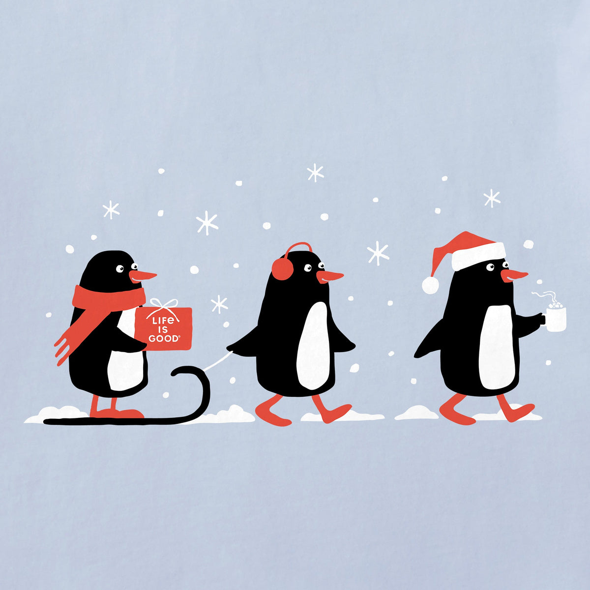 Women's Penguin Trio Long Sleeve Crusher Tee product image 2