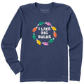 Women's I Like Big Bulbs Circle Long Sleeve Crusher Tee product image 1