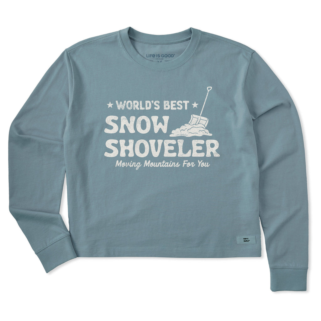 Women's Snow Shoveler Long Sleeve Crusher Boxy Tee product image 1