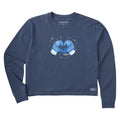 Women's Warm Wishes Heart Long Sleeve Crusher Boxy Tee product image 1