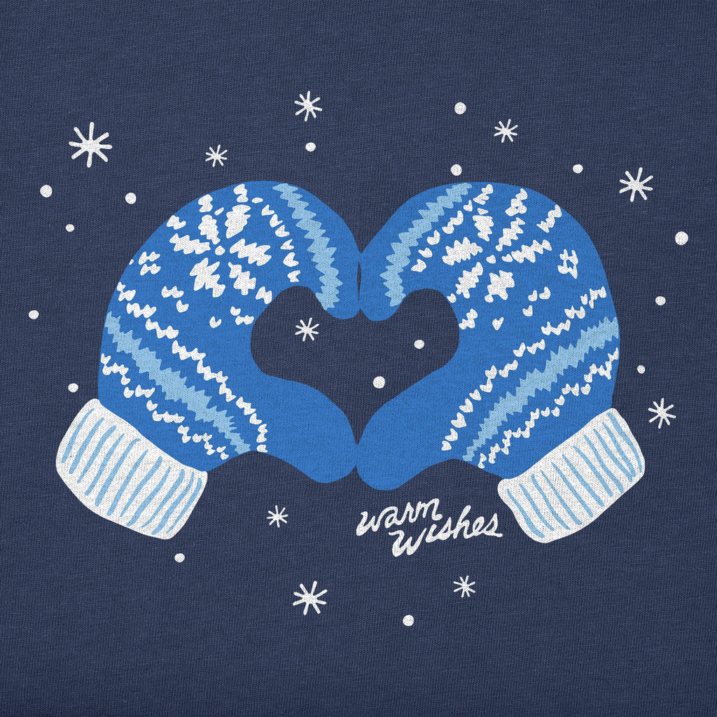 Women's Warm Wishes Heart Long Sleeve Crusher Boxy Tee product image 2