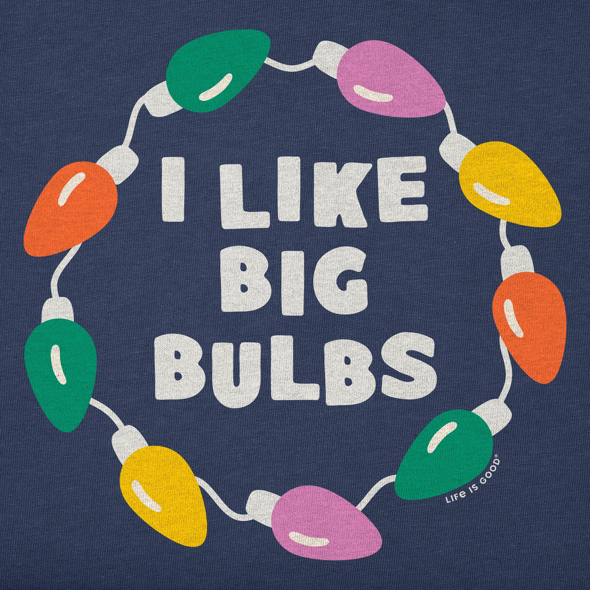 Women's I Like Big Bulbs Circle Long Sleeve Crusher Boxy Tee product image 2