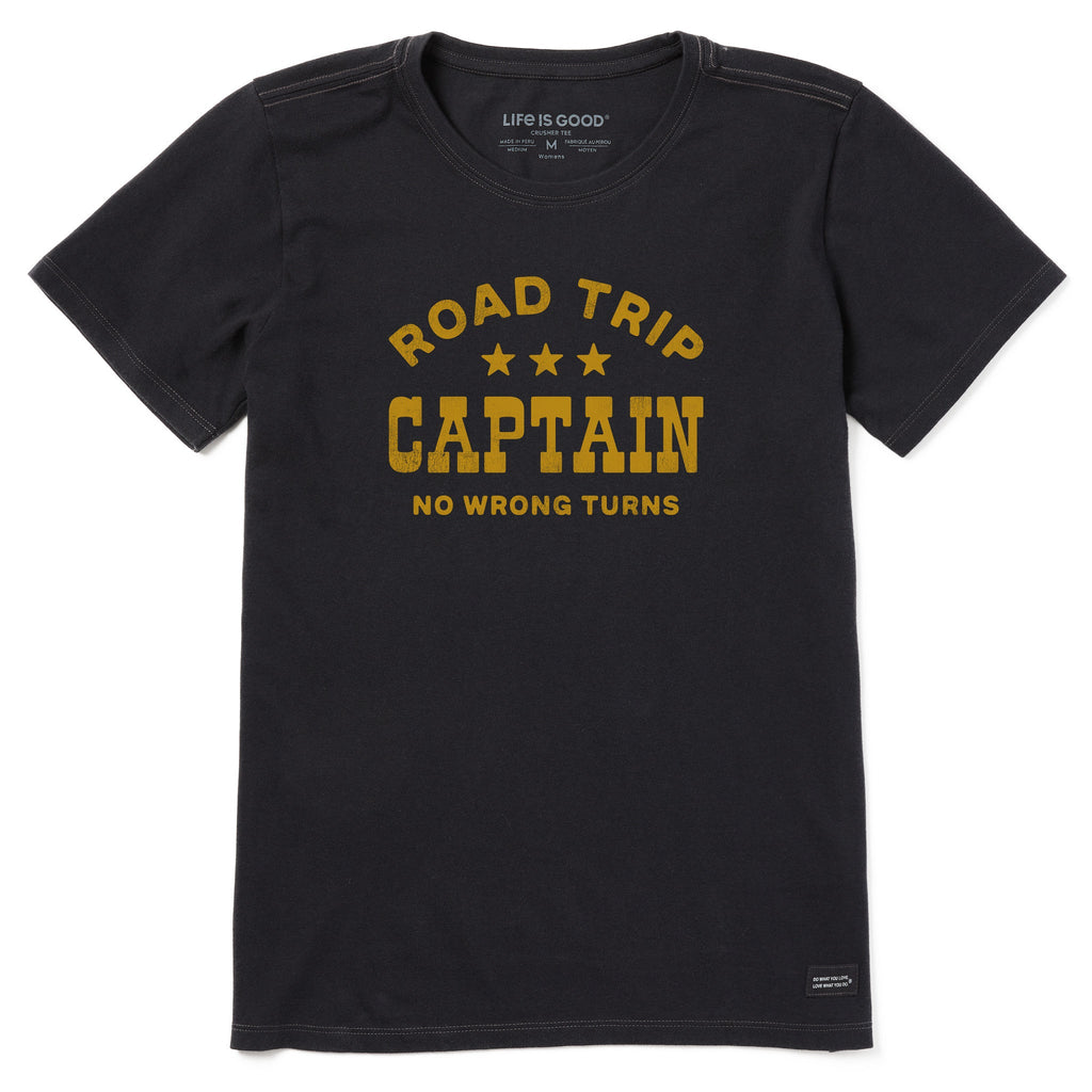 Women's Road Trip Captain No Wrong Turns Short Sleeve product image 1