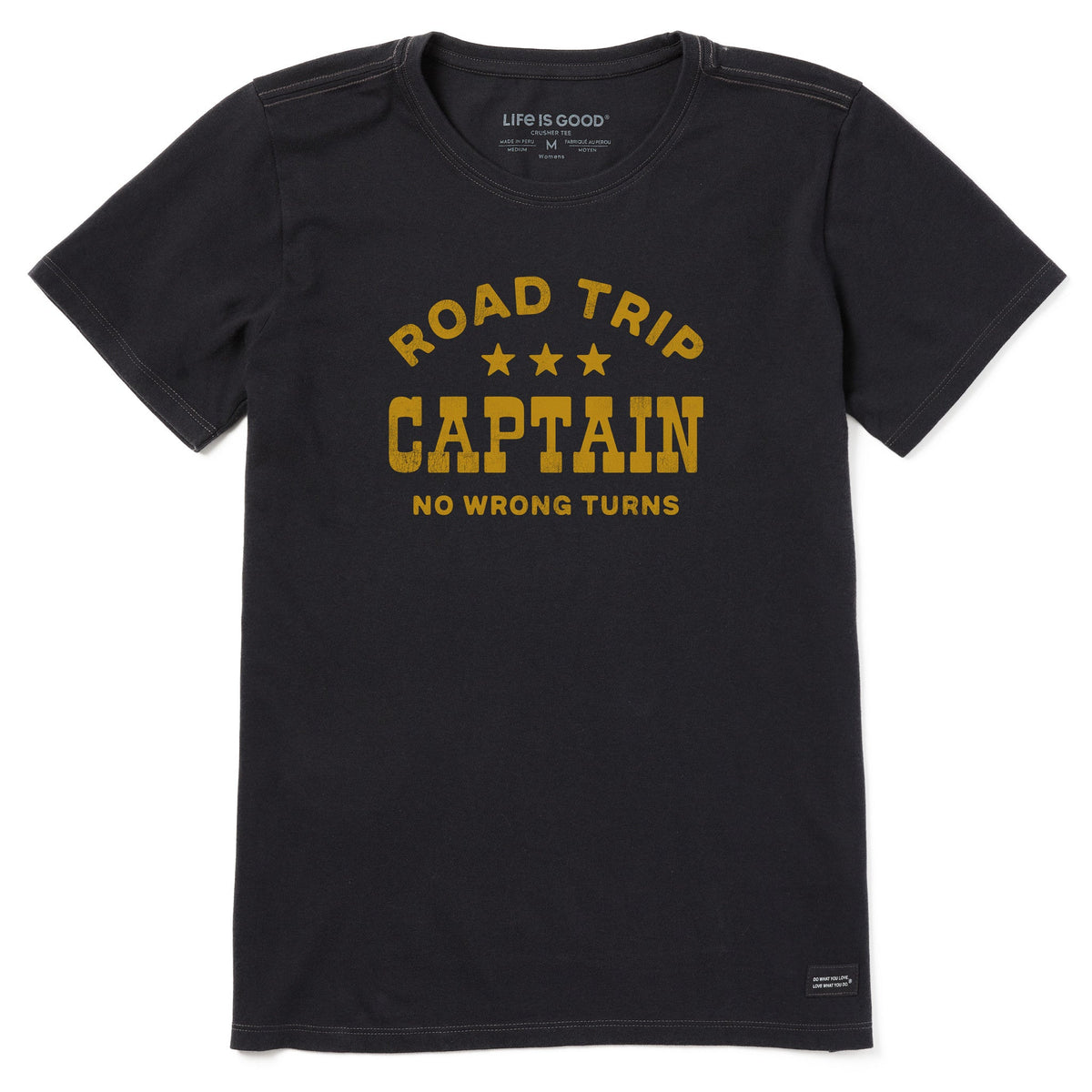 Women's Road Trip Captain No Wrong Turns Short Sleeve product image 1