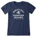 Women's World's Best Dishwasher Unloader Short Sleeve product image 1