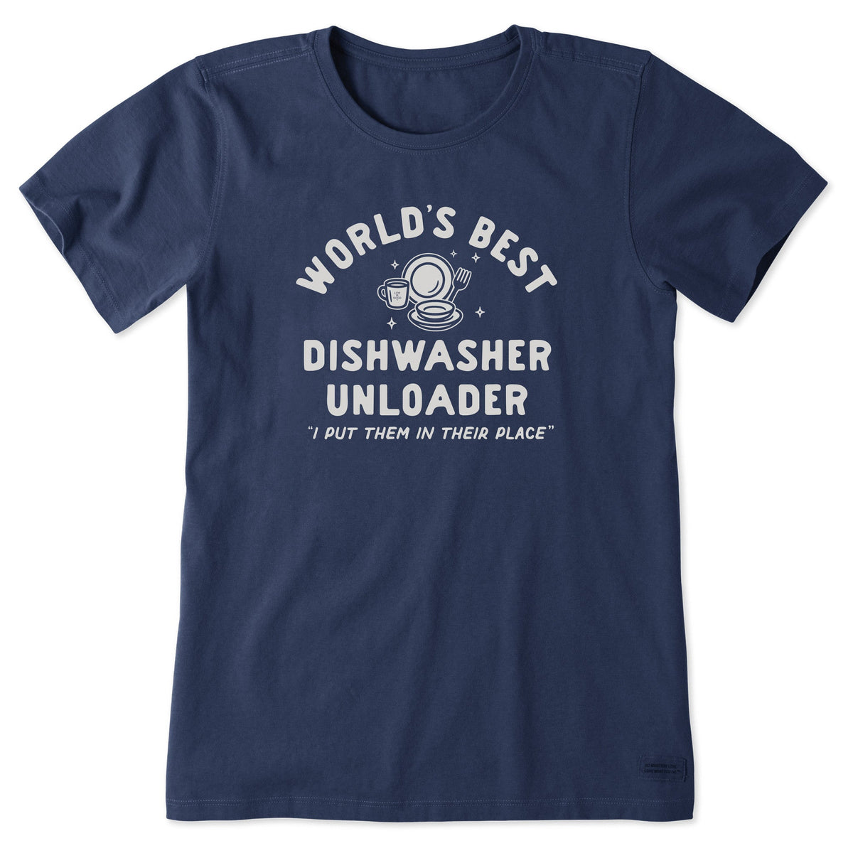 Women's World's Best Dishwasher Unloader Short Sleeve product image 1