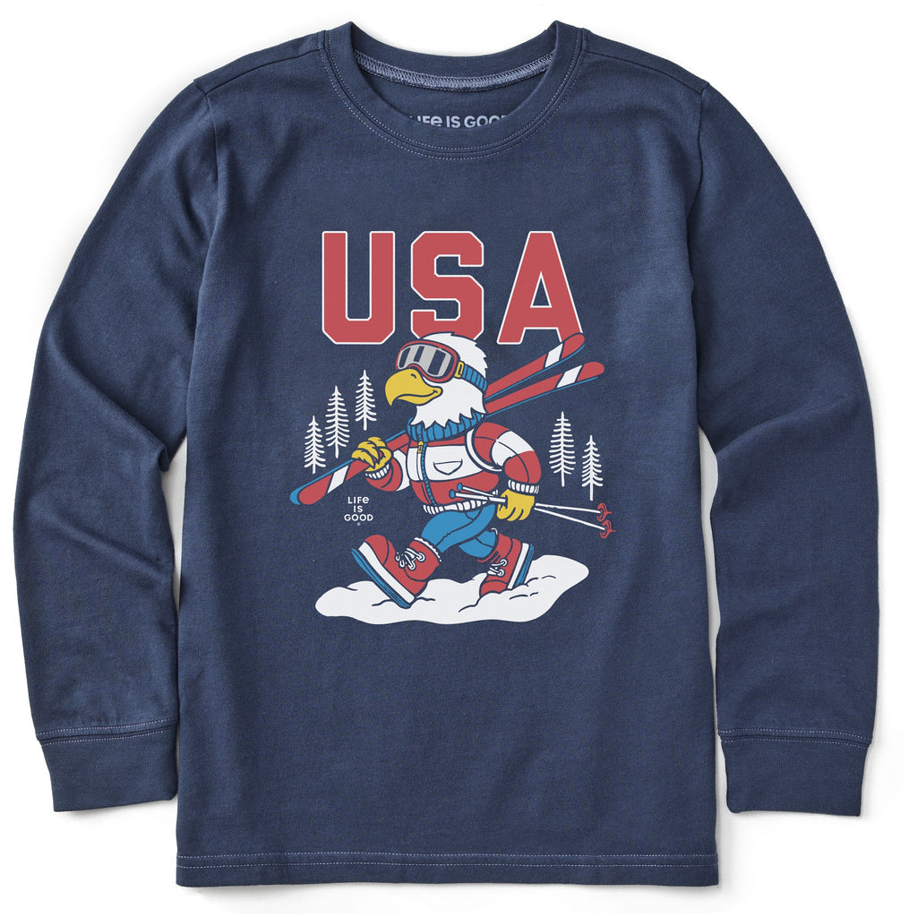 Kids USA Eagle Ski Long Sleeve Crusher Tee product image 1